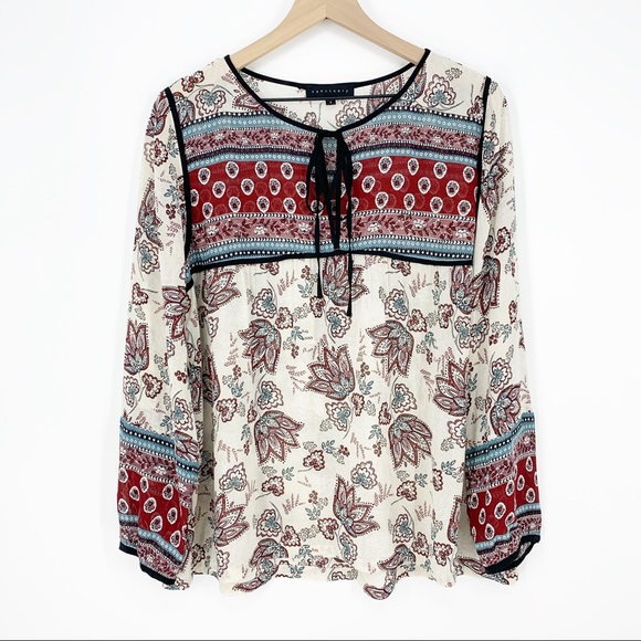 Sanctuary Long Sleeve Floral Print Belle Blouse - Picture 2 of 5